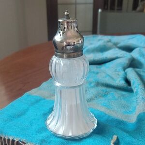 Lady Primrose Dusting Silk Blue Topaz With a Silver top and clear glass Body